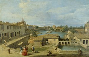 ブレンタ運河のドロの眺め、1725-29年